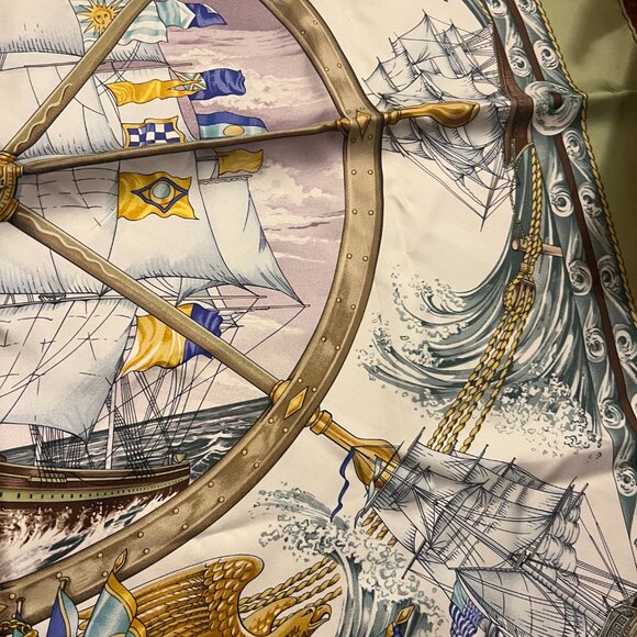 Authentic Hermes Silk Scarf - Picture 6 of 10